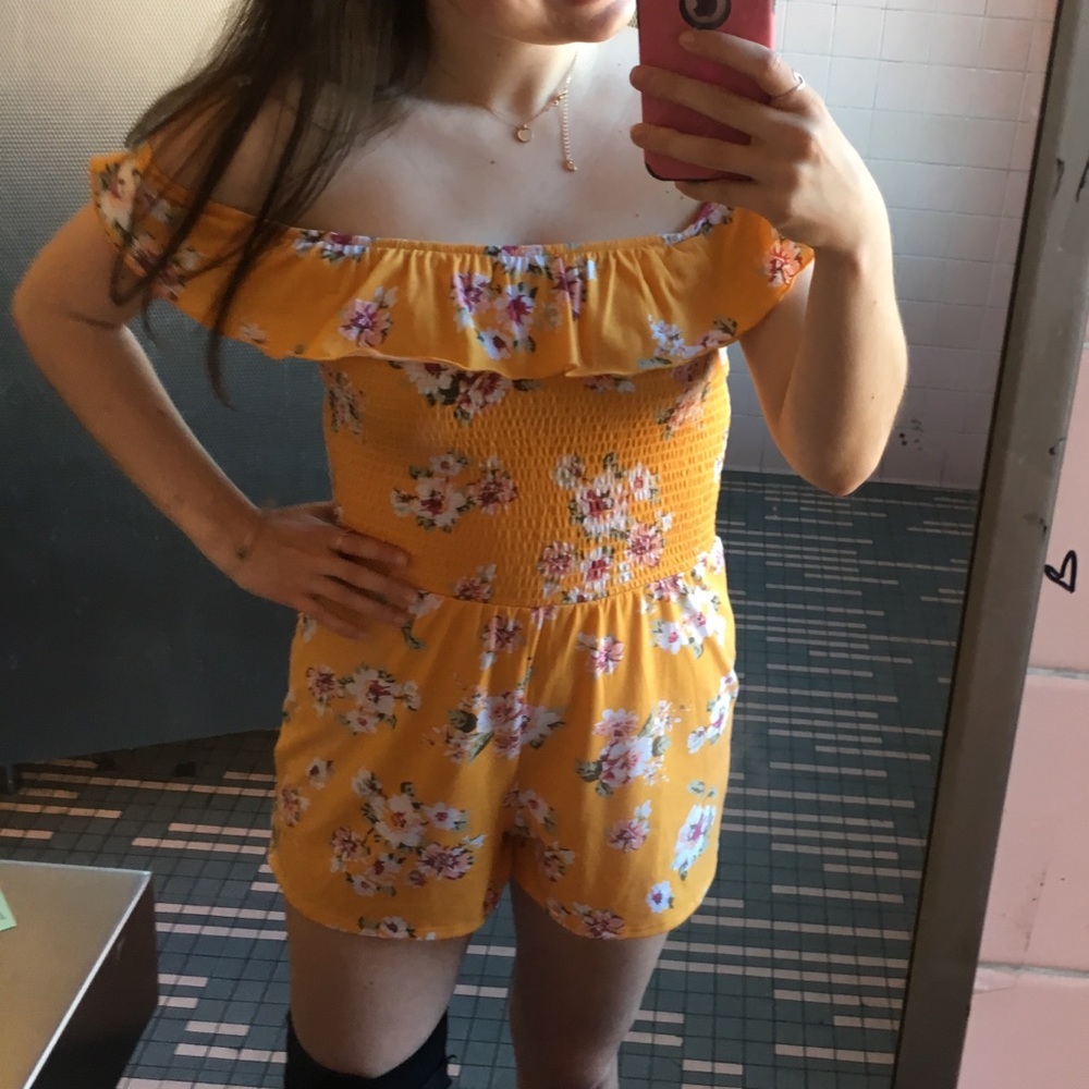 Off the shoulder romper